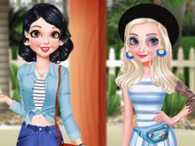 Snow White Vs Elsa Brunette Vs Blonde