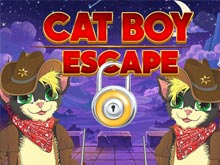 Soldier Cat Boy Escape
