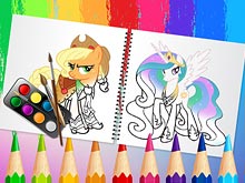 Sweet Pony Coloring Book