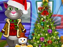 Talking Tom Christmas Time