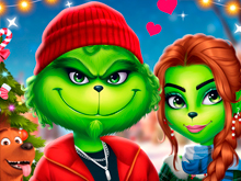The Grench Couple Holiday Dress up