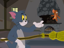 Tom and Jerry Broom Riders
