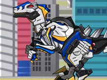 Transform! Dino Robot - Velociraptor Cops