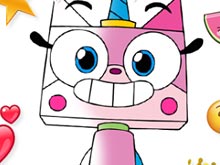 Unicorn kitty Coloring Book